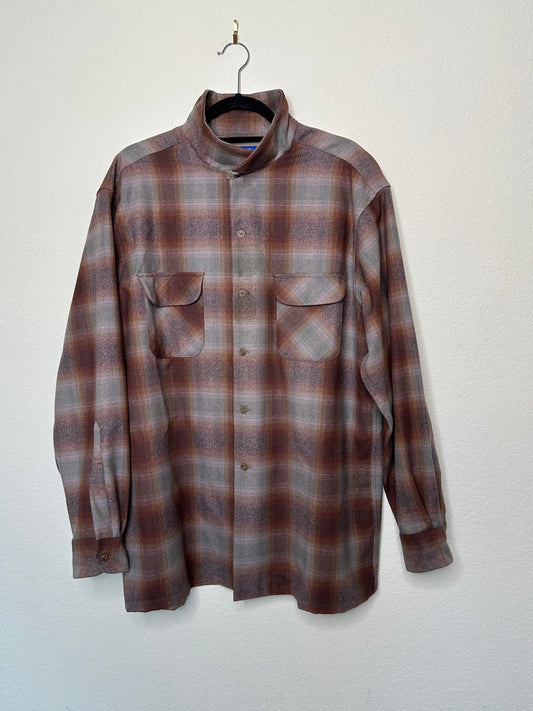 Pendleton Wool Ombré Plaid Board Shirt (Men’s XL/XXL)