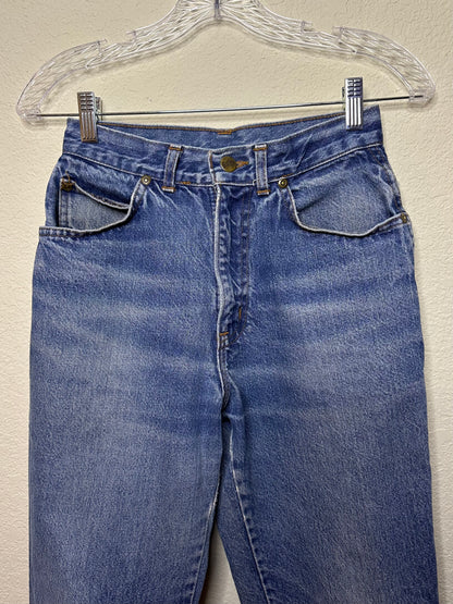 70’s Chic Straight Crop Western USA Jeans (26x27 / Modern 0/2)