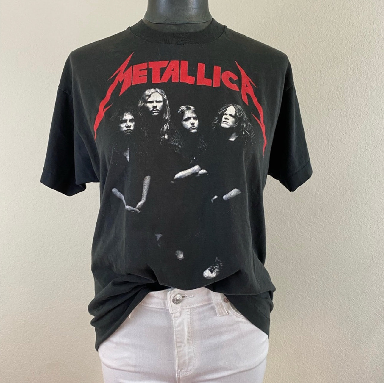 80s Metallica … And Justice For All Single Stitch Tour Tee (Unisex M)