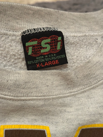 Rare 80’s Wyoming Cowboys Spell-Out Pistol Pete Sweatshirt (Unisex L)