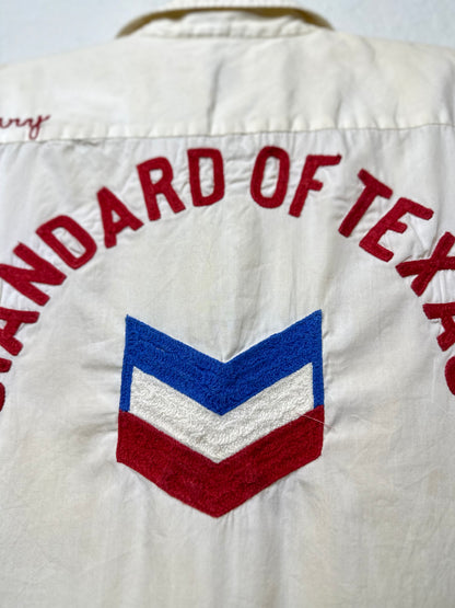 50’s Custom Standard of Texas Oil Chainstitch Pima Cotton Bowling Shirt (Unisex M)
