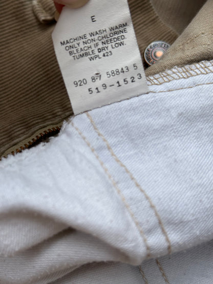 80’s Levi’s 519 “Californian” Corduroy White Tab Pants (Men’s 31/ Women’s 30)