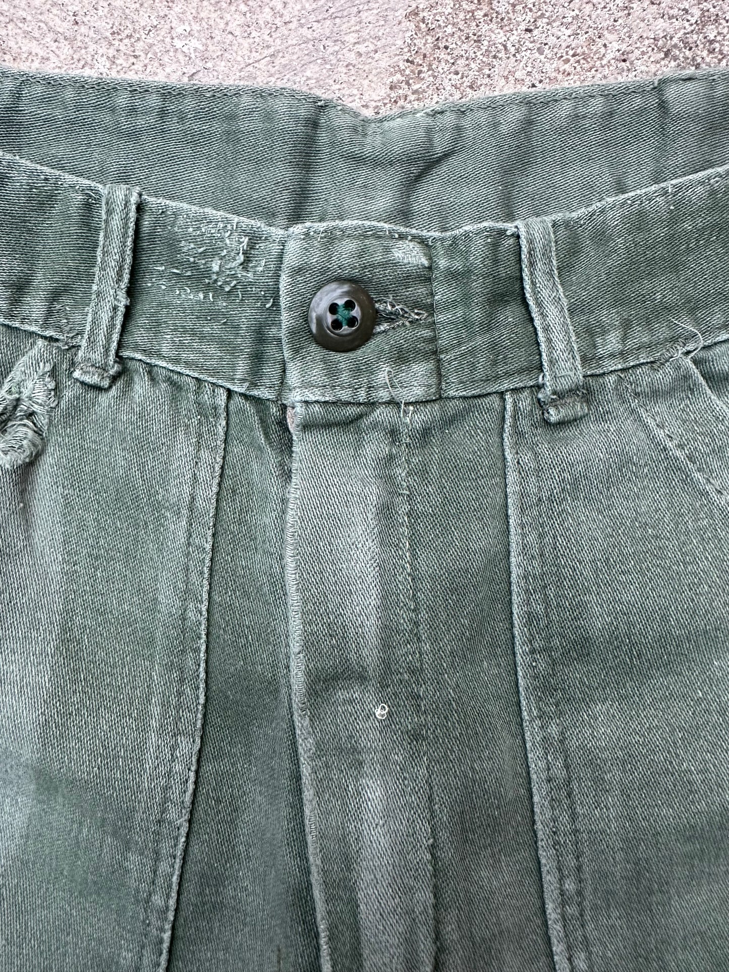 60’s US Military OG-107 Cotton Sateen Field Pants (26-27x28)