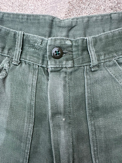 60’s US Military OG-107 Cotton Sateen Field Pants (26-27x28)