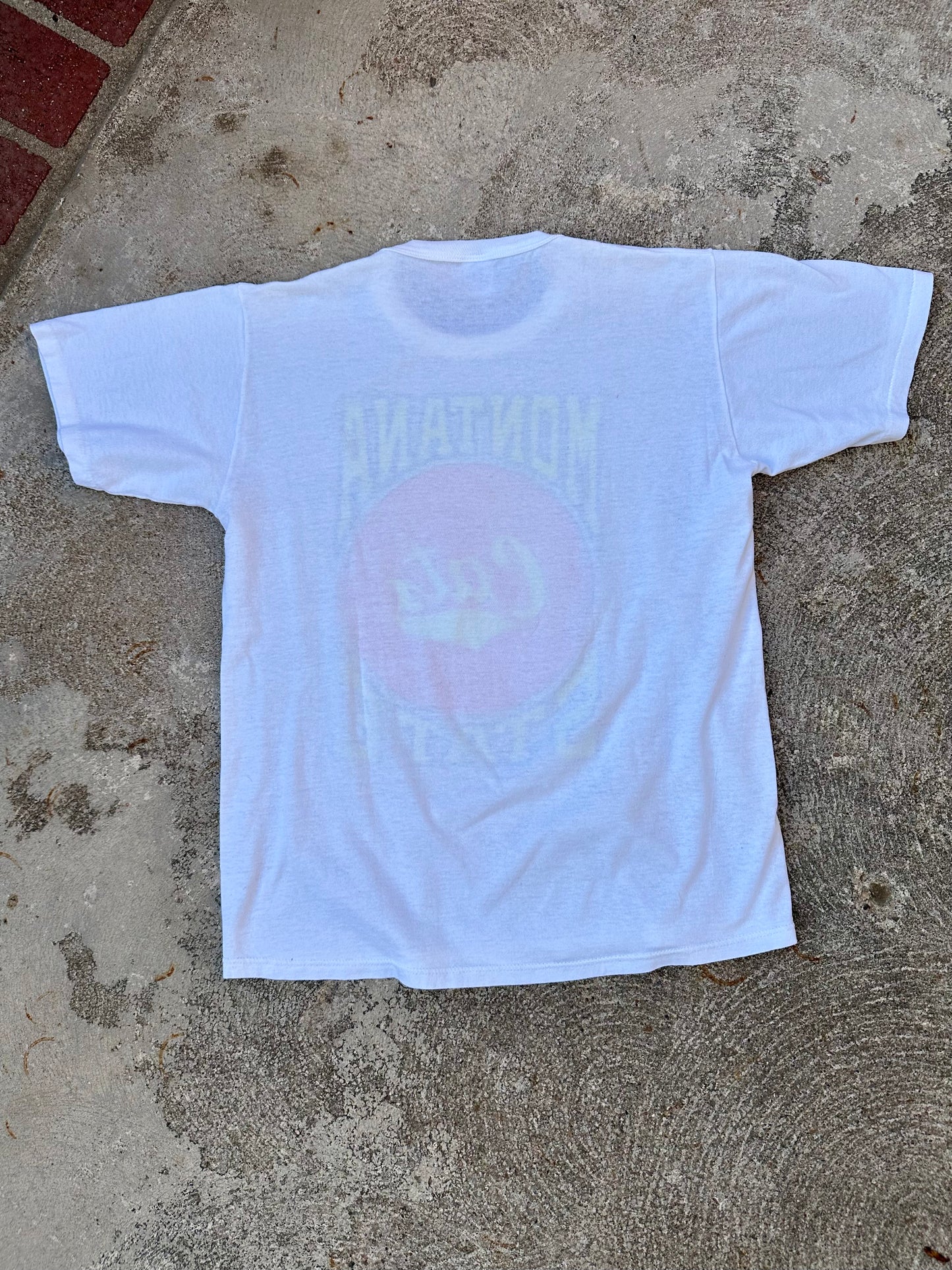 80’s Russell Montana State Cats Single Stitch Tee (Unisex S/M)