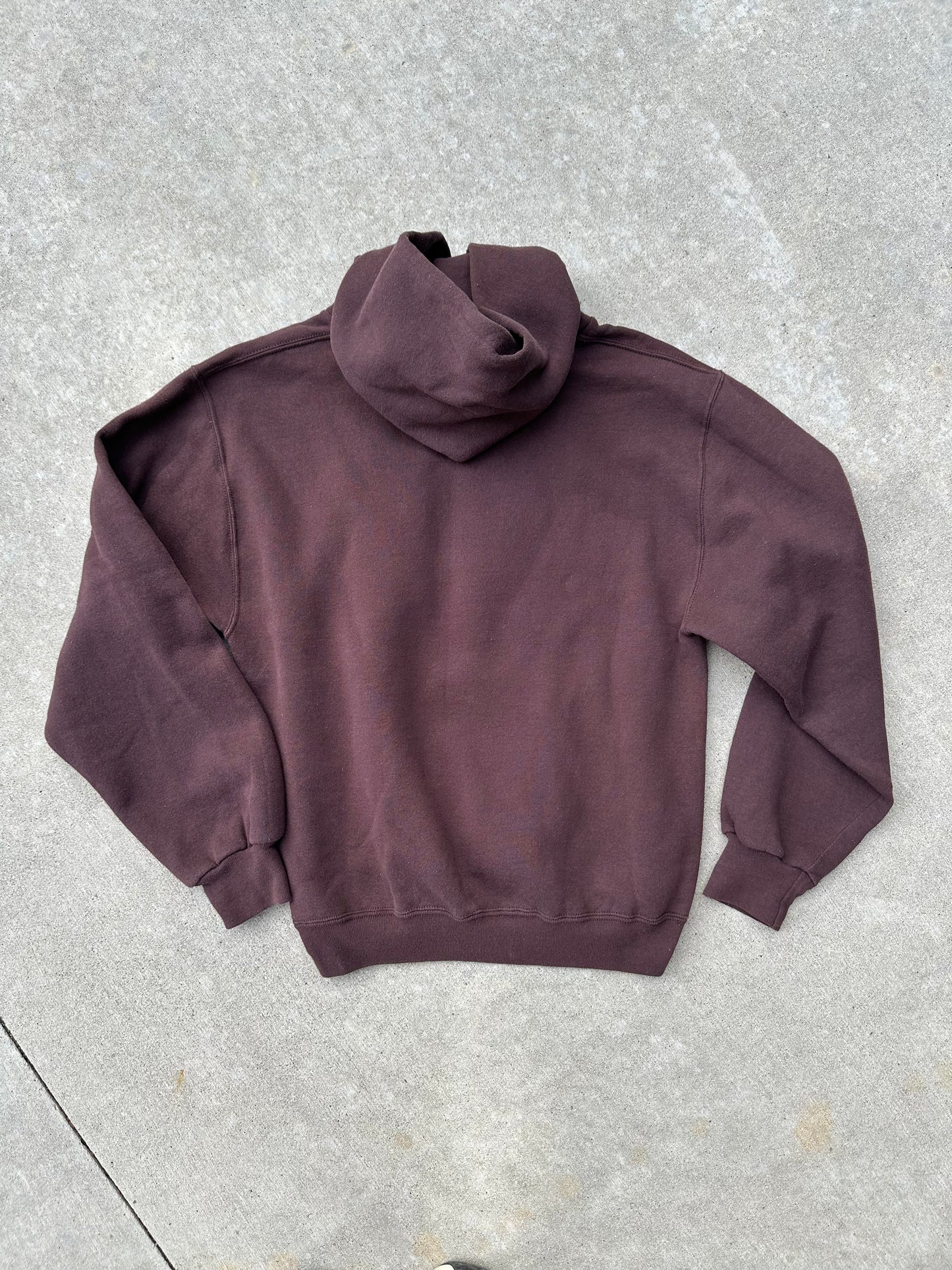 00s Russell Wyoming Football Puffy Hoodie (Unisex S)