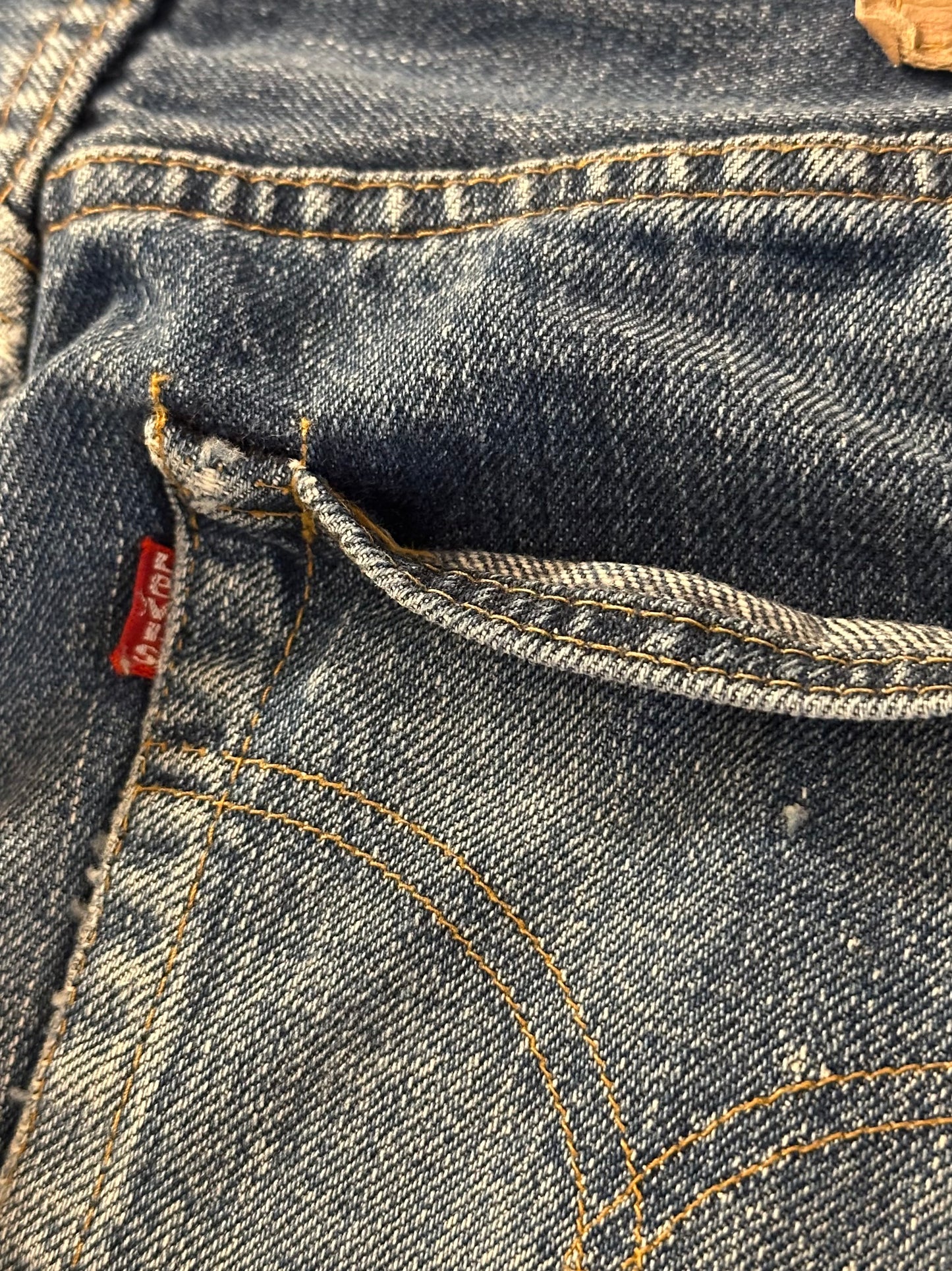 70’s Levi’s Redline Selvedge 501 STF Denim Cutoff Shorts (27” / Modern 26)
