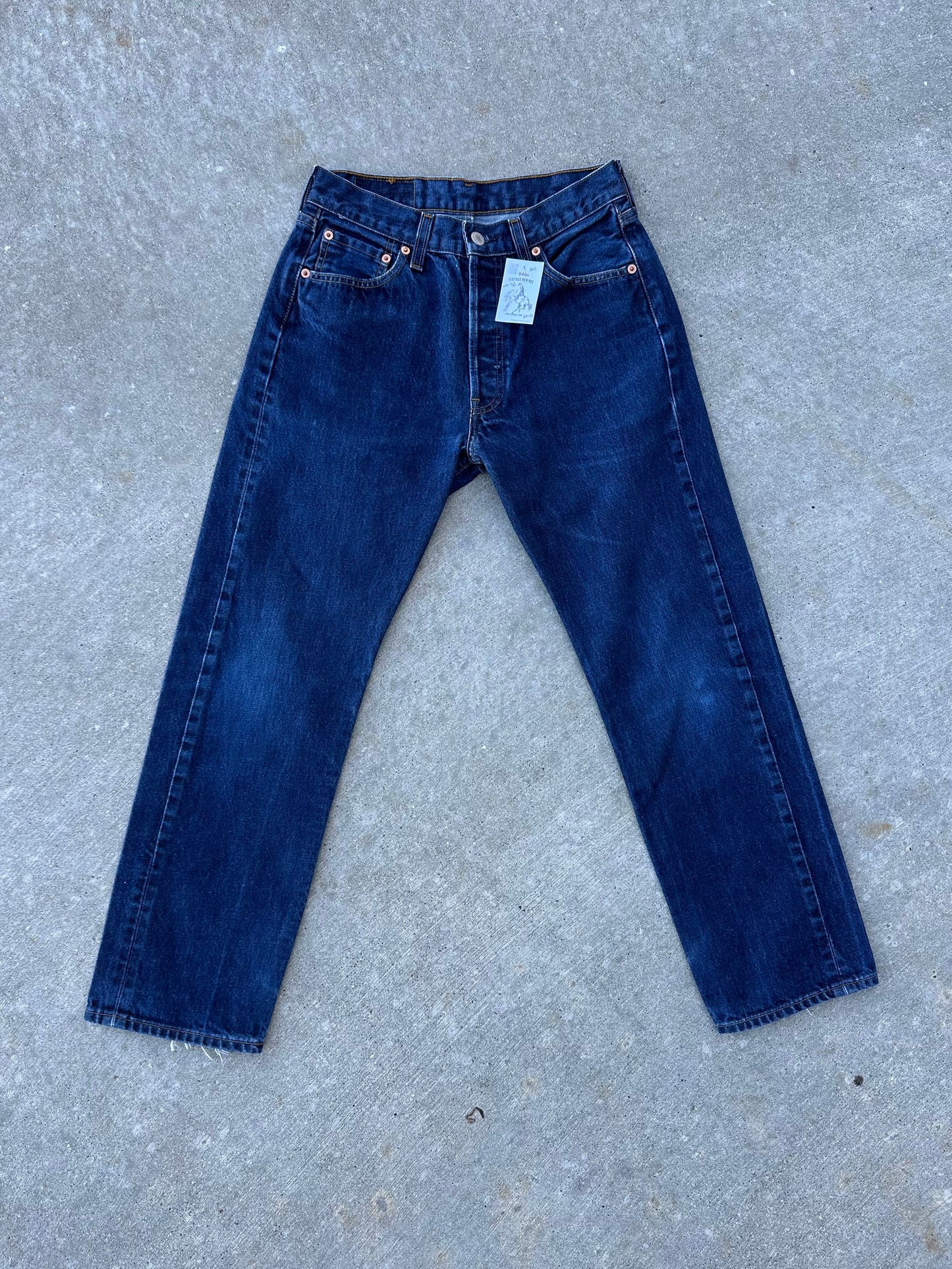 Late 90’s Levi’s 501 Indigo Denim Jeans (Men’s 28x28 / Women’s 26)