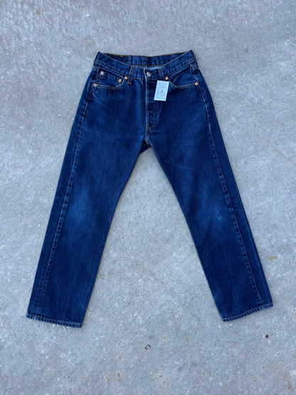 Late 90’s Levi’s 501 Indigo Denim Jeans (Men’s 28x28 / Women’s 26)