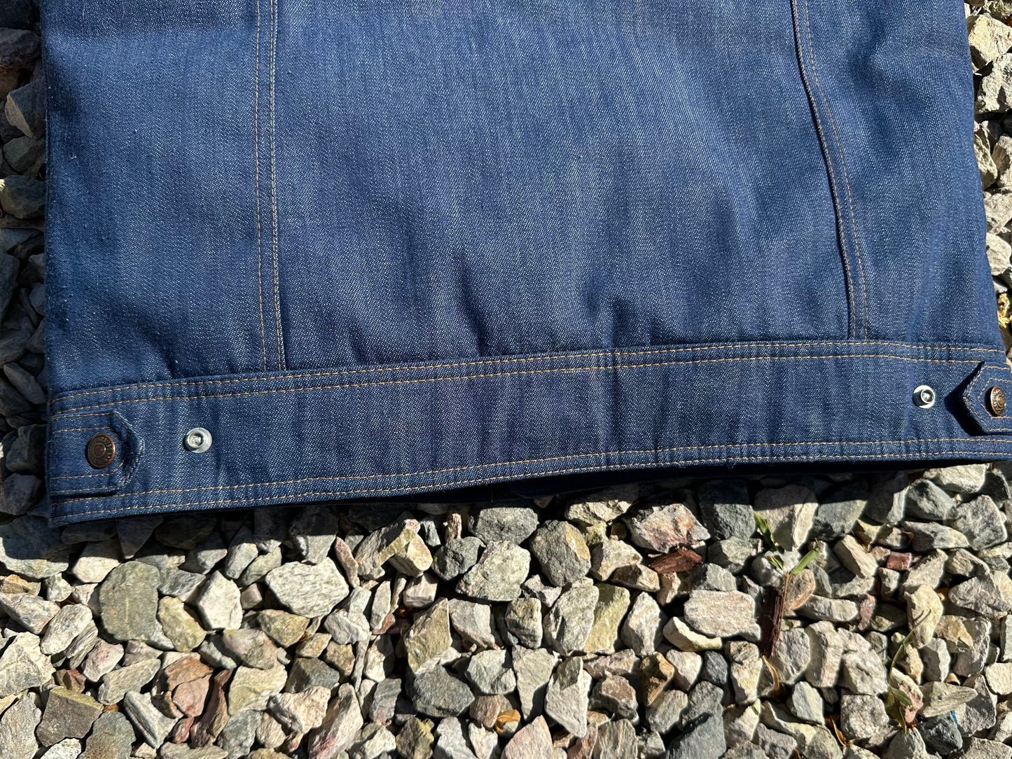 Rare 70’s Ski Levi’s Orange Tab Denim Goose Down Puffer Vest (Unisex M)