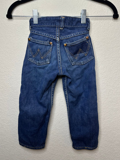 50’s Wrangler Blue Bell Lil’ Cowboy Denim Jeans 18-24mo