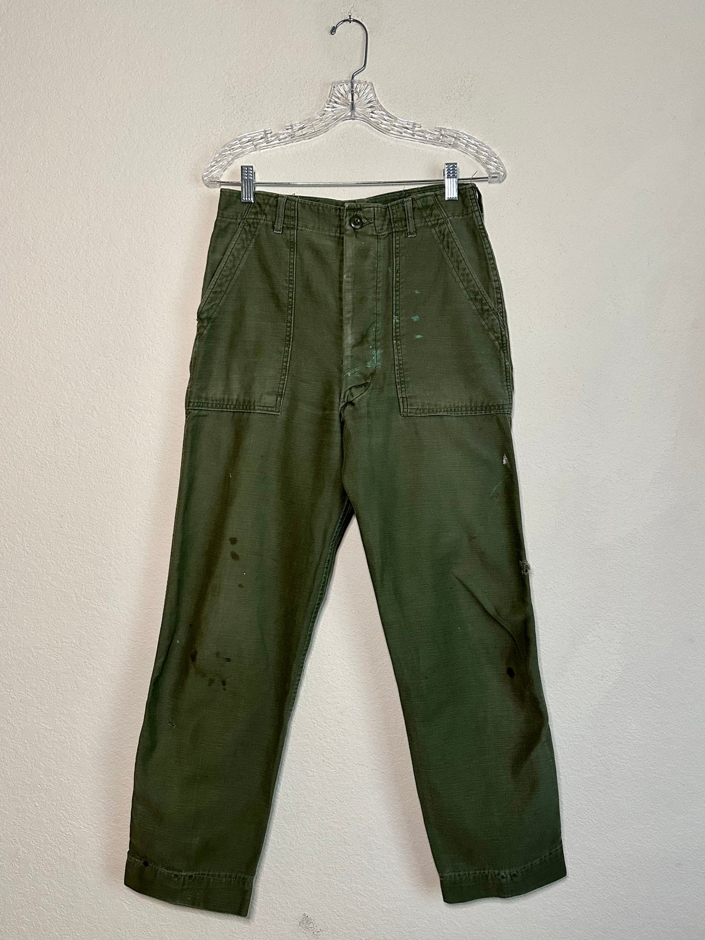 60’s Military OG-107 Field Pants (28x29)