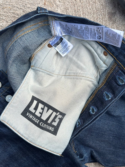 1947 LEVI’S LVC Big E 501XX Redline Selvedge Japanese Denim Jeans USA (30x31/Modern 28/29) Repro