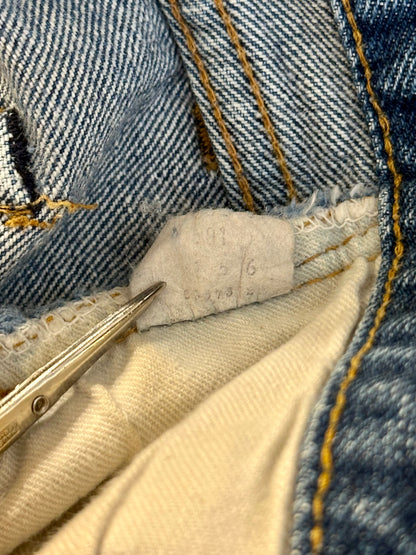 70’s Levi’s Redline Selvedge 501 STF Denim Cutoff Shorts (27” / Modern 26)