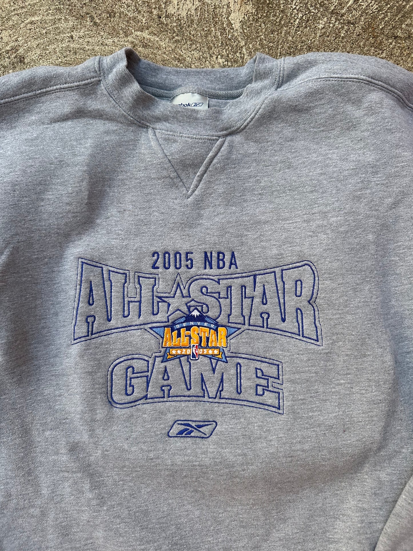 Y2K Denver NBA All-Star Game Embroidered Oversize Sweatshirt (Unisex XL))