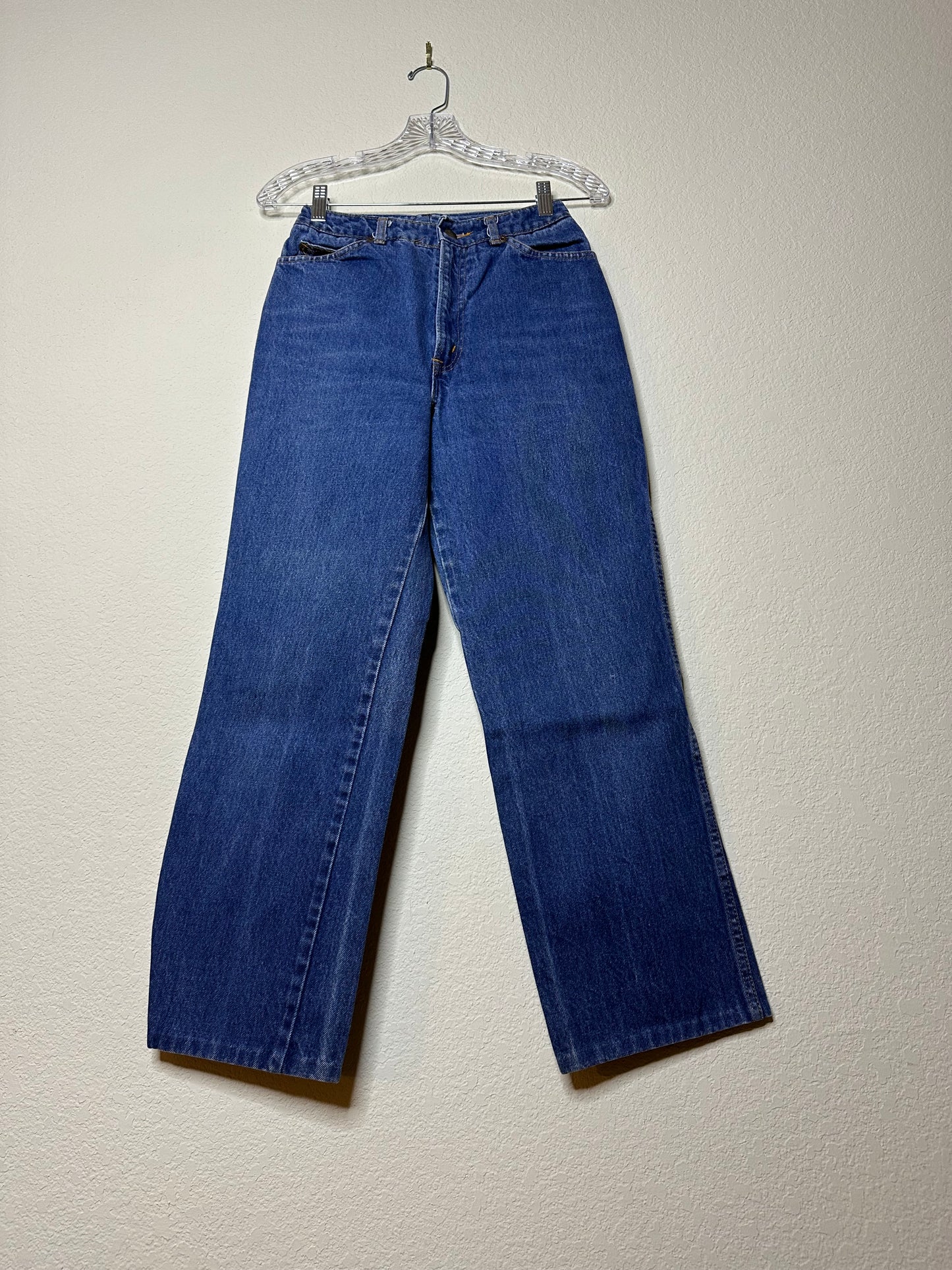 70’s Chic Western Yoke Straight Crop USA Jeans (25x27 / Modern 0/2)