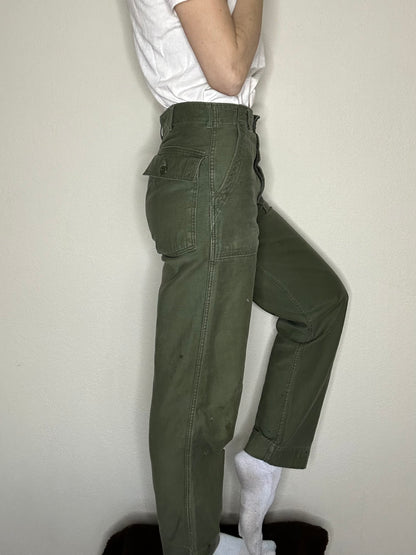 60’s Military OG-107 Field Pants (28x29)