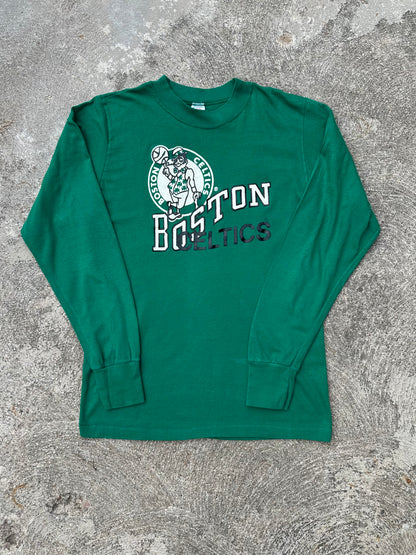 80’s Champion Boston Celtics Single Stitch LS Tee (Unisex S/M)