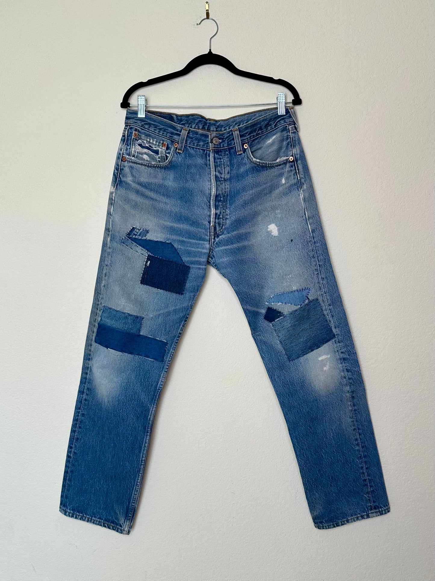 MCA Vintage Revival: 90’s Levi’s 501 Patchwork Jeans USA (32/33 Modern 10)