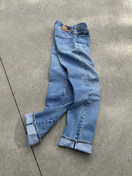 70’s Levi’s 501 Redline Selvedge #6 Jeans (28x30 / Modern 26)