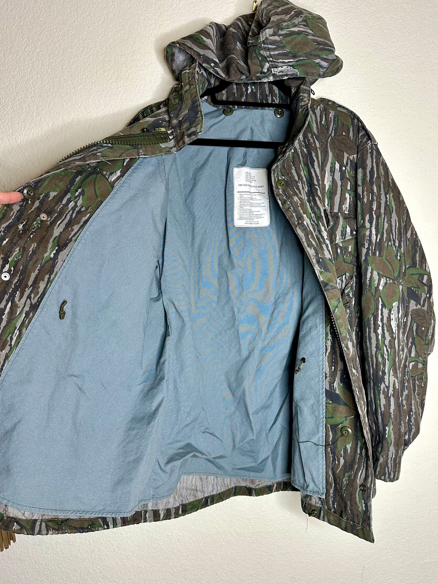 80’s Military M65 Real Tree Camo Field Jacket (L)