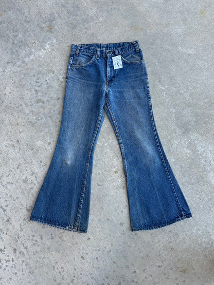 70’s Levi’s 684 Orange Tab Elephant Bell Bottom Denim Jeans USA (Women’s 26)
