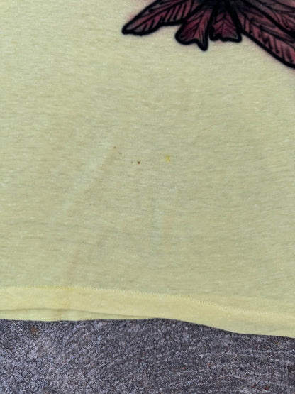 70’s Hand Airbrushed Spread Eagle Jump (Van Halen) Single Stitch 1/1 Tee (Unisex S)