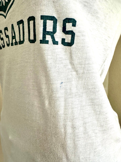 50’s Deadstock Champion “Running Man” Royal Ambassadors Single Stitch Tee (Unisex S)