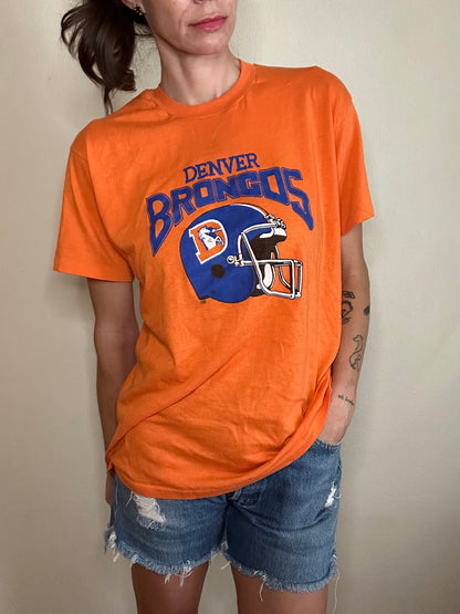 70’s Denver Broncos Single Stitch Tee (Unisex M)