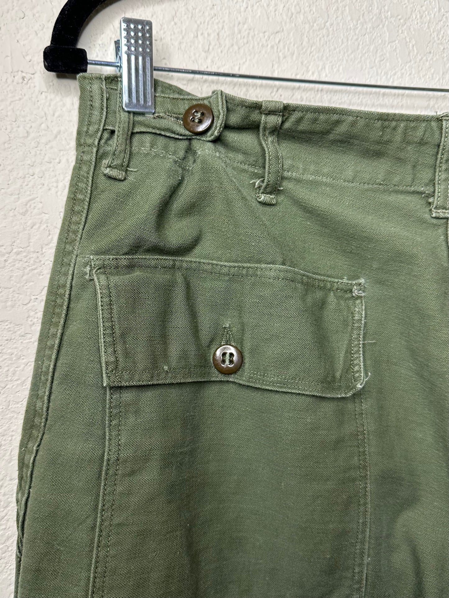 50’s Military OG-107 Field Pants (33-35”) 1st Pattern, Korean War