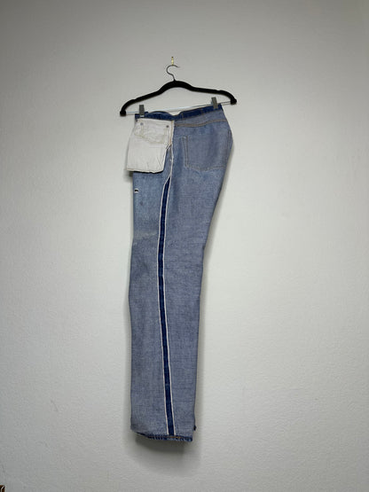 60’s Vintage Levi’s 501 “BIG E” Selvedge Jeans Button #6 USA (34x32)