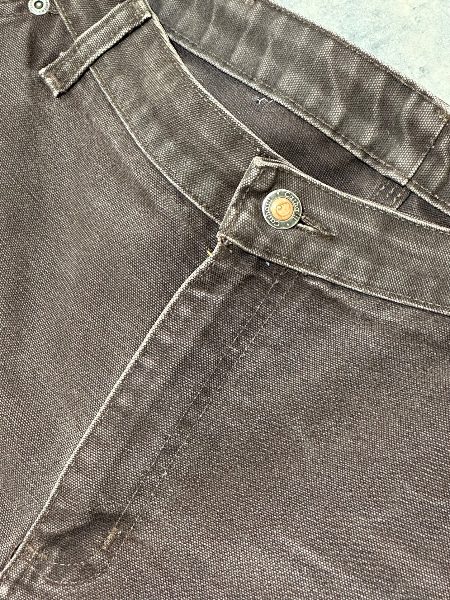 90’s Carhartt Double Knee Duck Carpenter Dungarees (34x34)