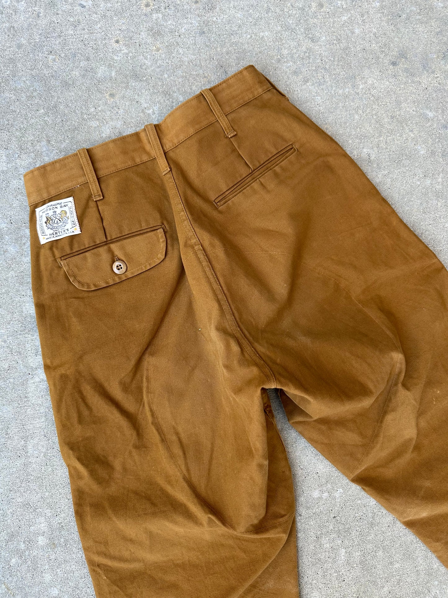 50’s Herter’s Hudson Bay Duck Cloth Outdoor Lined Trousers (32x31)