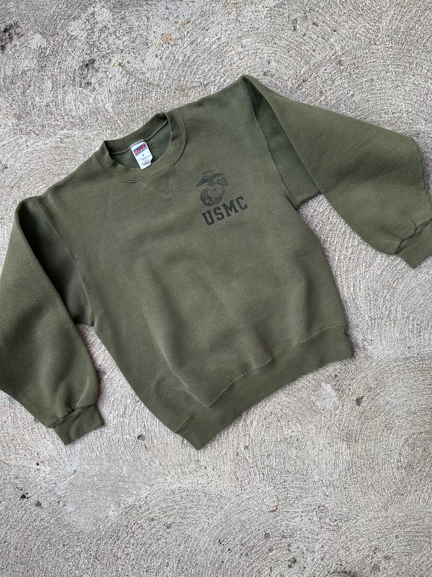 90’s USMC Military Single V Crewneck Sweatshirt (Unisex S)