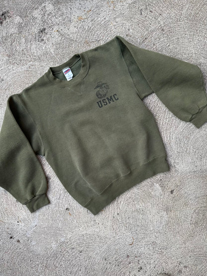 90’s USMC Military Single V Crewneck Sweatshirt (Unisex S)