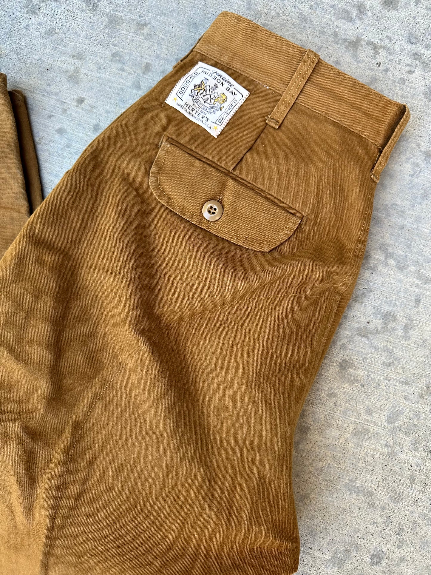 50’s Herter’s Hudson Bay Duck Cloth Outdoor Lined Trousers (32x31)