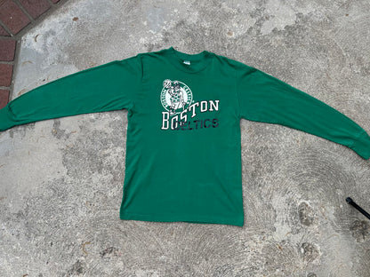 80’s Champion Boston Celtics Single Stitch LS Tee (Unisex S/M)