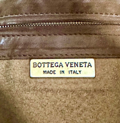 80’s Bottega Veneta Intrecciato Leather Crossbody Bag