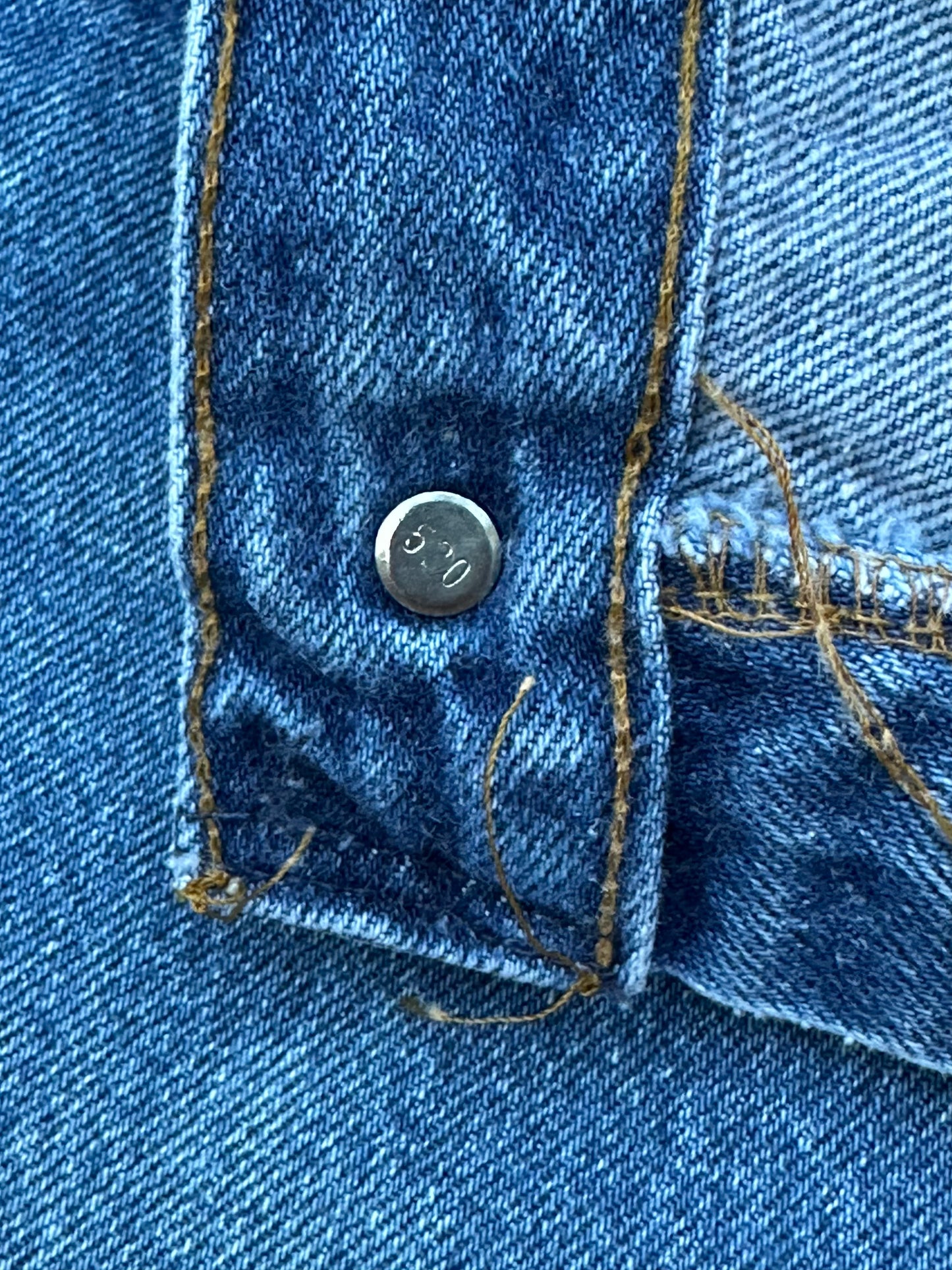 80’s Levi’s 501xx STF Raw Denim Jeans USA (Men’s 31x30 / Women’s 29)