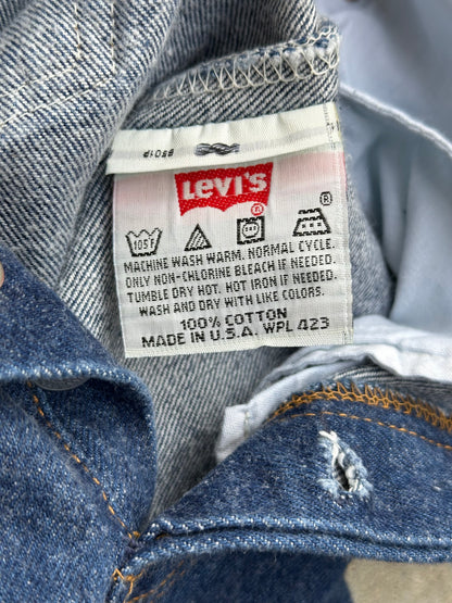 90’s Levi’s 501 Soft Indigo Denim Jeans USA (Men’s 30x30 / Women’s 29)