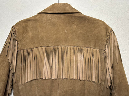 60’s K-Bar-Z Ranchwear Suede Western Fringe Jacket (Unisex S)