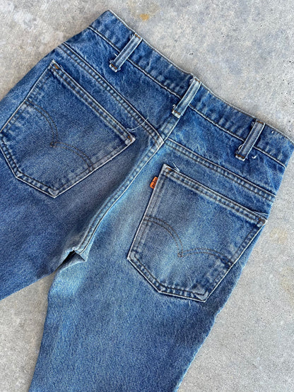 70’s Levi’s 684 Orange Tab Elephant Bell Bottom Denim Jeans USA (Women’s 26)