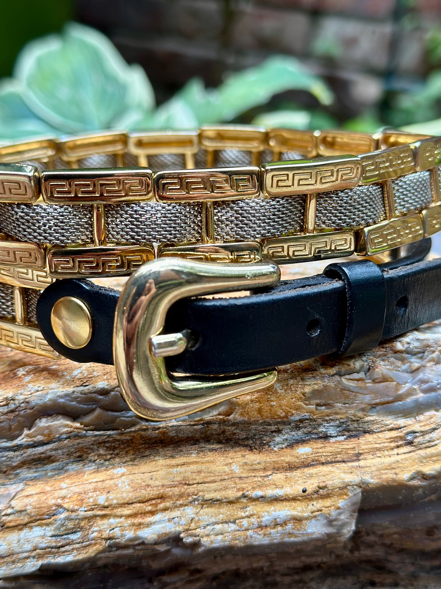 Vintage Versace Chain Mesh Belt (L)