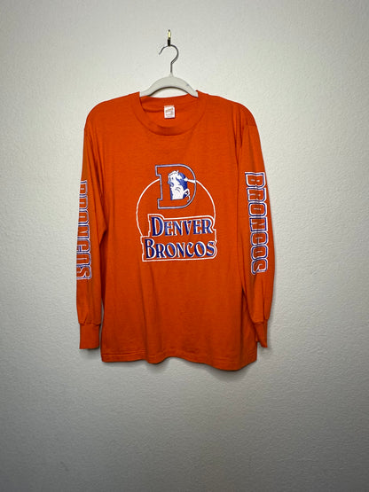 80’s Denver Broncos Long Sleeve Tee (Unisex L)