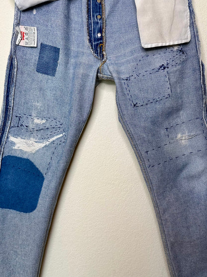 MCA Vintage Revival: 90’s Levi’s 501 Patchwork Jeans USA (32/33 Modern 10)