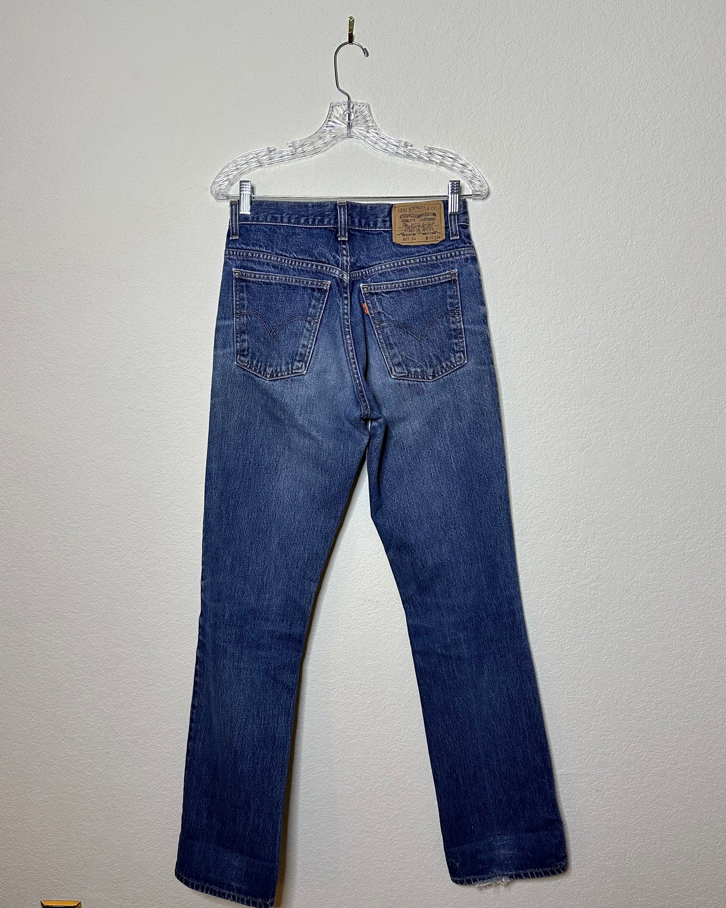 90’s Levi’s 607 Orange Tab Straight Leg Jeans (29x33 / Modern 4/6)