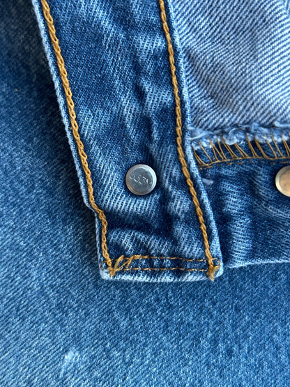 Y2K Levi’s 501XX STF Raw Denim Jeans (Men’s 33x33 / Women’s 31)