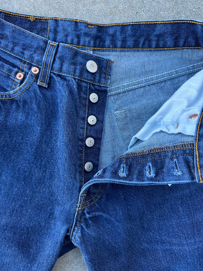 Late 90’s Levi’s 501 Indigo Denim Jeans (Men’s 28x28 / Women’s 26)
