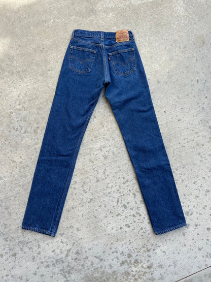 90’s Levi’s 501xx Indigo Denim Extra Long Jeans (Men’s 27x37/ Women’s 26)