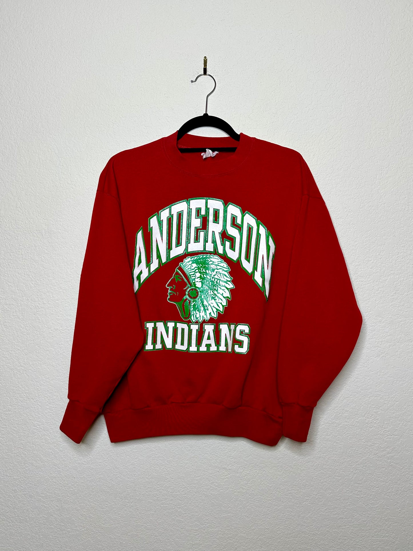 90’s Crewneck Anderson Indians Sweatshirt (Unisex L)